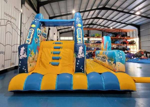hinchables aquacombo con piscina